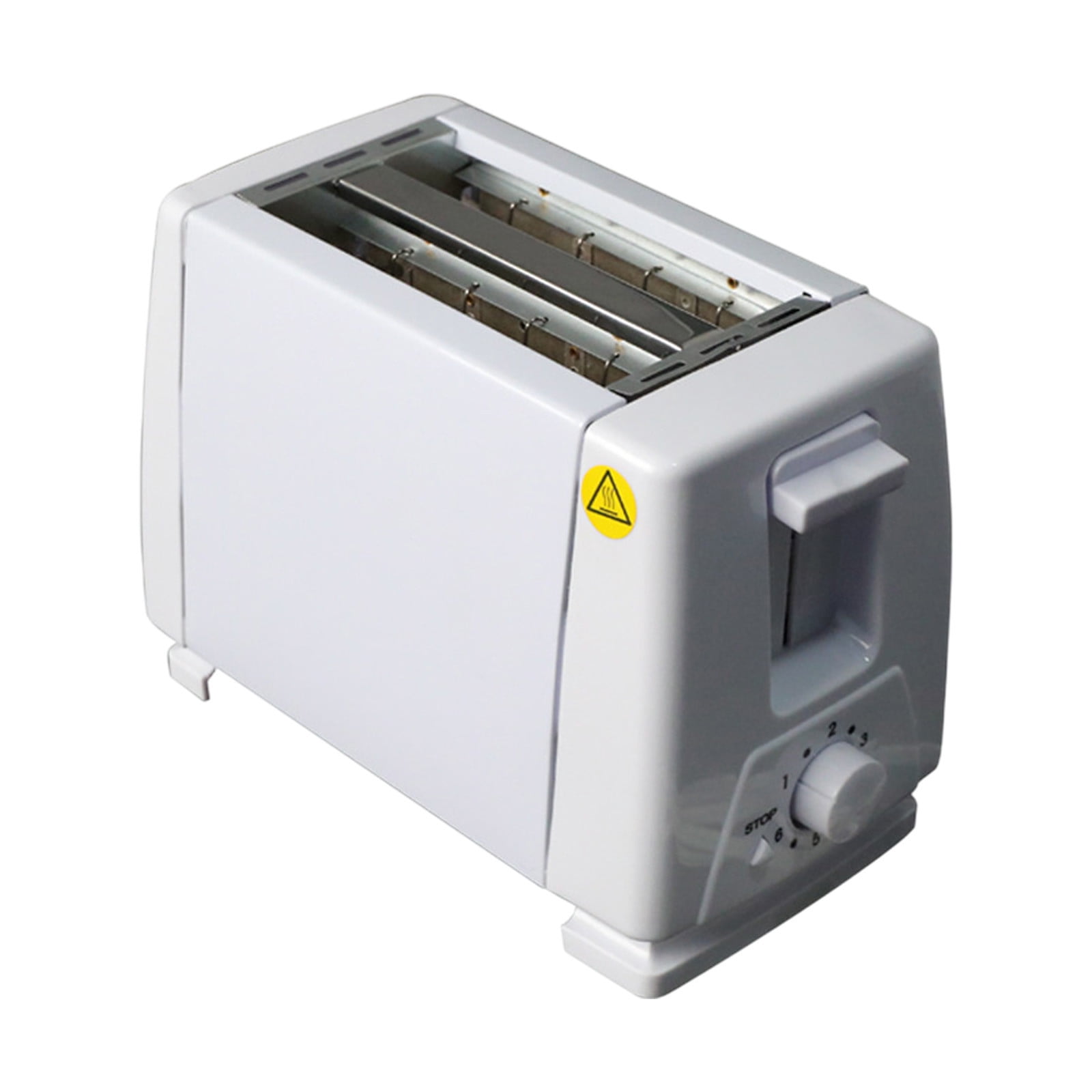 AHMT Toaster Wide Slot Temperature and Timing Small Stainless Steel Bread Toaster with Removable Crumb Tray for Home Kitchen Office