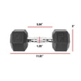 thumbnail image 2 of CAP Barbell Coated Hex Dumbbell, Single 3 - 100 lb, 2 of 6