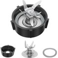 thumbnail image 1 of Blender Replacement Parts for Oster Blender - 6-Point Stainless Steel Blade With Jar Base Cap And 1 Pcs O Ring Seal for Oster and Osterizer Blender Replacement Parts Gasket Accessory Refresh Kit, 1 of 1