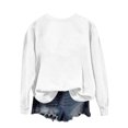 thumbnail image 5 of Meichang Chandail de Football pour Femmes, Coupe Ample, Manches Longues, Col Ras du Cou, Chandails Graphiques, Coupe Ample, Automne Hiver, Chandail à Enfiler Décontracté, Vêtements pour le Dimanche Jour de Match, 5 of 5