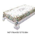thumbnail image 3 of Fwttom Easter Decorations All-season Waterproof Table Cover With Cute Rabbits Devise Featuring Easter Bunny Easter Eggs And Floral Prints Suitable For Easter Table Decoration, 3 of 6