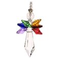 thumbnail image 2 of Modern Rainbow Crystal Angel Chakra Suncatcher Car Charm Pendant, 2 of 6