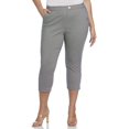 thumbnail image 2 of Rafaella Women's Extended Tab Capri Pants with Pockets, 2 of 5