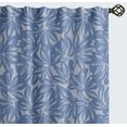 thumbnail image 1 of Vargottam 84 Inch Rod Pocket/Back Tab Cotton Curtains for Windows and Doors- Light Filtering Cotton- Light Filtering Drapes For Doors- Set of 2 Panels, 52"x84"- Hand Drawn Floral Design (Blue), 1 of 8