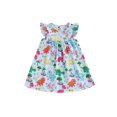 thumbnail image 1 of Gupgi Robe Dinosaure pour Filles Manches Volantes Robe d'Été Enfants Filles Robes Amples 1-6 Ans, 1 of 9
