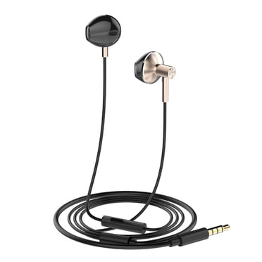 axGear Stereo Earphone Wired Headphone with Microphone 3.5mm Earbud Headset
