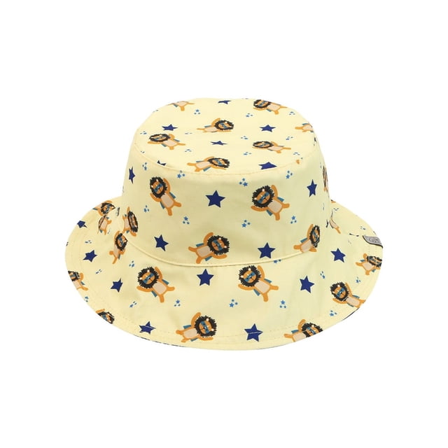 FlapJackKids - Patterned Sun Hat - Animal Superhero - S (6M-2Y)