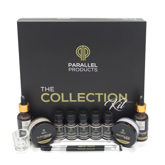 Parallel Products Kit de Coloration Capillaire au Henné - Kit de Teinte Complet pour une Coloration Professionnelle des Taches - Couvre les Gris et les Racines - Palette de Couleurs Incluse