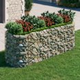 thumbnail image 1 of vidaXL Gabion Raised Bed Galvanised Iron 300x100x100 cm, 1 of 5