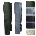 thumbnail image 4 of MENS CASUAL ELASTICATED WAIST CARGO COMBAT TROUSERS PANTS WORK RUGBY BOTTOMS, 4 of 5