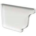 thumbnail image 1 of Amerimax Home Products 27005 White Aluminum Left Gutter Endcap - 5 In., 1 of 1