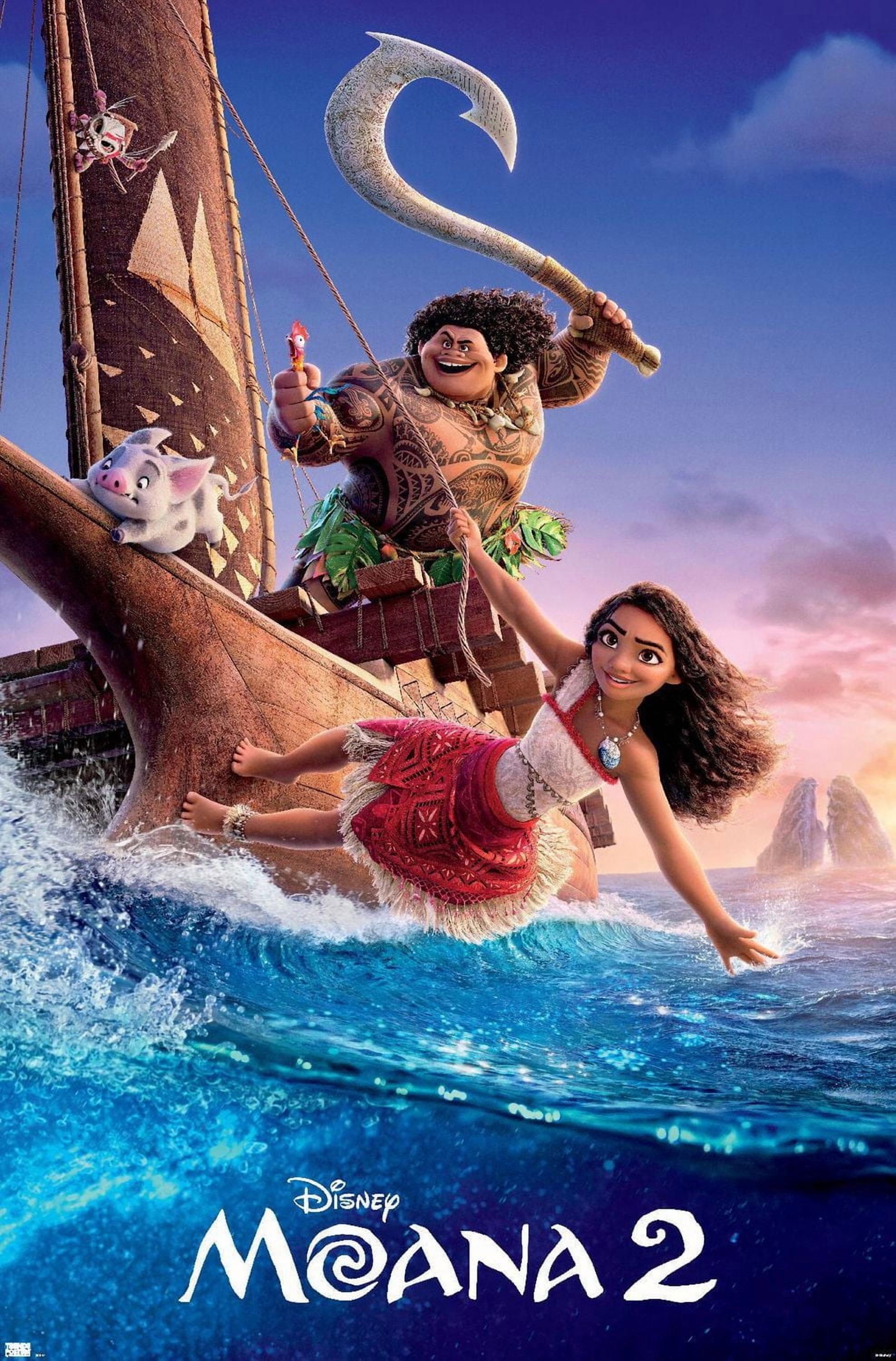 Disney Moana 2 - One Sheet Wall Poster, 22.375" x 34"