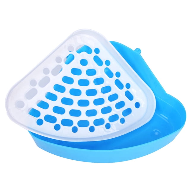 fastboy Multi-colors Geometric Shaped Pet Potty Toilet Corner Bedding Box Small Animal Universal Plastic Toilet