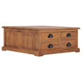 thumbnail image 1 of vidaXL Coffee Table 68x68x30 cm Solid Teak Wood, 1 of 5