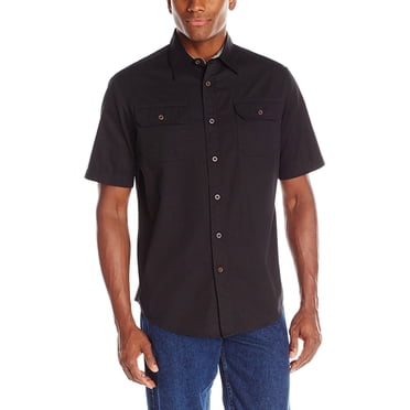 Wrangler Authentics Chemise Classique Tissée à Manches Courtes pour Hommes