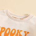 thumbnail image 4 of Bébé Garçons Halloween Sweat-Shirts à Manches Longues Cartoon Lettre Imprimé Pull Enfant Automne Tops, 4 of 8