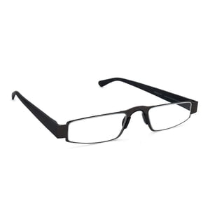 I-Mag Executive Slim Metal Reading Glasses avec cas dur ouvert de diapositives (1.50, Noir)