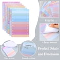 thumbnail image 4 of Shopping List Notepads Multi-Colored Planner, 6pcs 5.12x3.15in Office Study Notepad Book with Clipboard for Gifts, 4 of 6