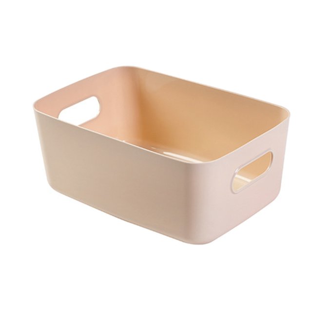 Desktop Storage Basket Handle Desktop Baskets Desktop Storage Basket PP Cosmetic Storages Box Desktops Sundries Organizer With Handle For Household