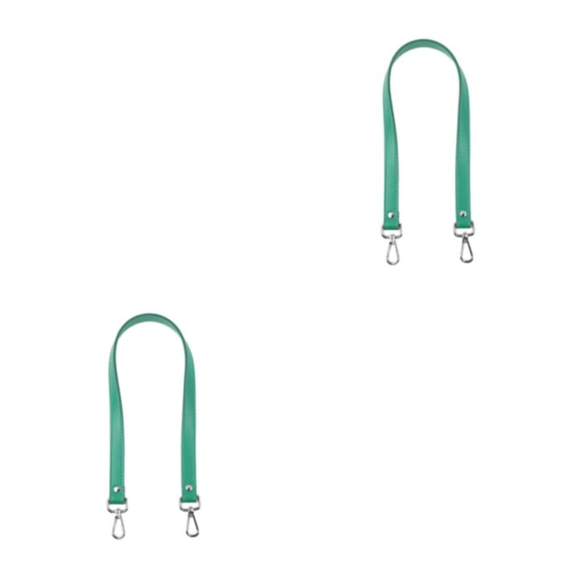 relayinert Stylish Shoulder Strap For Bag PU Leather Craftsmanship Multi-Color Options Classic Shoulder Bag Strap Bag Accessories green 2Set