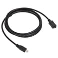 thumbnail image 2 of Micro USB Extension Cable, 5 Core Wires Durable Micro USB Extender Cord  Workmanship  for Mobile Phone for Tablet, 2 of 7