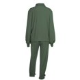 thumbnail image 4 of Women‘s Autumn And Winter Elegant Solid Color Style Thread Long Sleeve Pants Set, 4 of 4