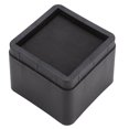 thumbnail image 4 of TOPINCN 4PCS Durable Stackable Bed Risers Black Square Moisture-proof Insect-proof Furniture Legs, Furniture Riser,Furniture Legs, 4 of 8