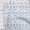 thumbnail image 2 of oneOone Silk Tabby Light Blue Fabric Floral Craft Projects Decor Fabric Printed By The Yard 42 Inch Wide, 2 of 4