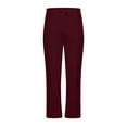 thumbnail image 5 of LIBRCLO Sweatpants Men Baggy Joggers Straight Leg Sweat Pants Mens Sweatpants Open Bottom, Wine L, 5 of 5