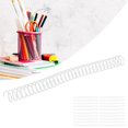 thumbnail image 4 of 20Pcs Plastic Spiral Binding Coils, Durable with Long Life, 19mm Inner Diameter, Convenient Binding Method,  Gloss Without Breakage 30 Holes, for A4 A5 Notebook, 4 of 7