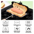 thumbnail image 3 of Non Stick Double Sided Sandwich Frying Pan Mold Household Breakfast Omelet Making Multipurpose Baking Supplies, 3 of 6