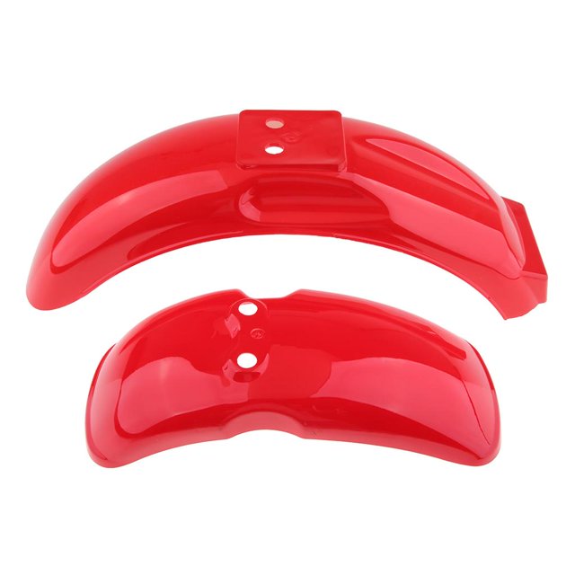 Miulika 1 Set Front and Rear Wheels Guard Mud Flap Replacement for Monkey Gorilla Z50, Fits 8 inch Wheels, Red