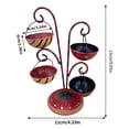 thumbnail image 3 of Fwttom Dessert Rack, Christmas Table Snack Dessert Bowl Table Christmas Party Decorative Fruit, 3 of 9