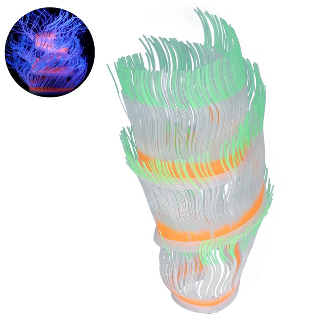 Artificial Anemone Coral, Ocean Durable Non- Aquarium Coral Decor Simulation Silicone With Unique Scenery For Fish For Aquarium