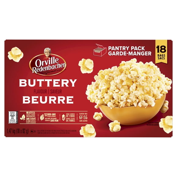 Orville Redenbacher Buttery Microwave Popcorn - 18 bags