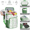 thumbnail image 5 of Sac à Dos Glacière au Design Artistique Floral et Léopard - Grande Capacité 20 L, Multiples Poches pour Plus de Commodité, 5 of 5