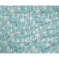 thumbnail image 4 of oneOone Polyester Lycra Sky Blue Fabric Texture & Triangle Geometric Craft Projects Decor Fabric Printed By The Yard 56 Inch Wide, 4 of 4