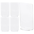 thumbnail image 1 of 5 Pcs Cartes de Place en Acrylique Transparent DIY Cartes de Table de Mariage, 1 of 9