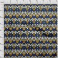 thumbnail image 3 of oneOone Cotton Silk Fabric Diamond & Swirl Ikat Print Sewing Fabric BTY 42 Inch Wide, 3 of 4