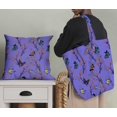 thumbnail image 5 of Soimoi Purple Poly Georgette Fabric Flower & Butterfly Fabric Prints by Yard 42 Inch Wide, 5 of 5