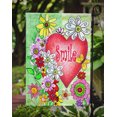 thumbnail image 3 of Carolines Treasures PJC1041GF Smile Valentines Day Flag Garden Size, 3 of 3