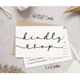 thumbnail image 4 of Inkdotpot 50 Blank RSVP Postcards Classy Script Style Print 4"X6" Response Cards,RSVP Reply Card For Wedding,Bridal Shower,Baby Shower, 4 of 5