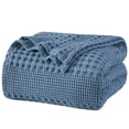 thumbnail image 1 of PHF 100% Cotton Waffle Weave Blanket Queen Size for Bed, Soft Lightweight & Breathable, All-Season Comfort, 300 GSM Luxury Aesthetic Blanket for Home, 1 of 7