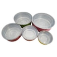 thumbnail image 4 of Fridja Summer Savings Food Containers with Clear Plastic Lids , 5 Pcs Stainless Steel Non-Slip Convenient Home Kitchen Food Container Storage Mixing Bowl Set Kitchen Essential, 4 of 5