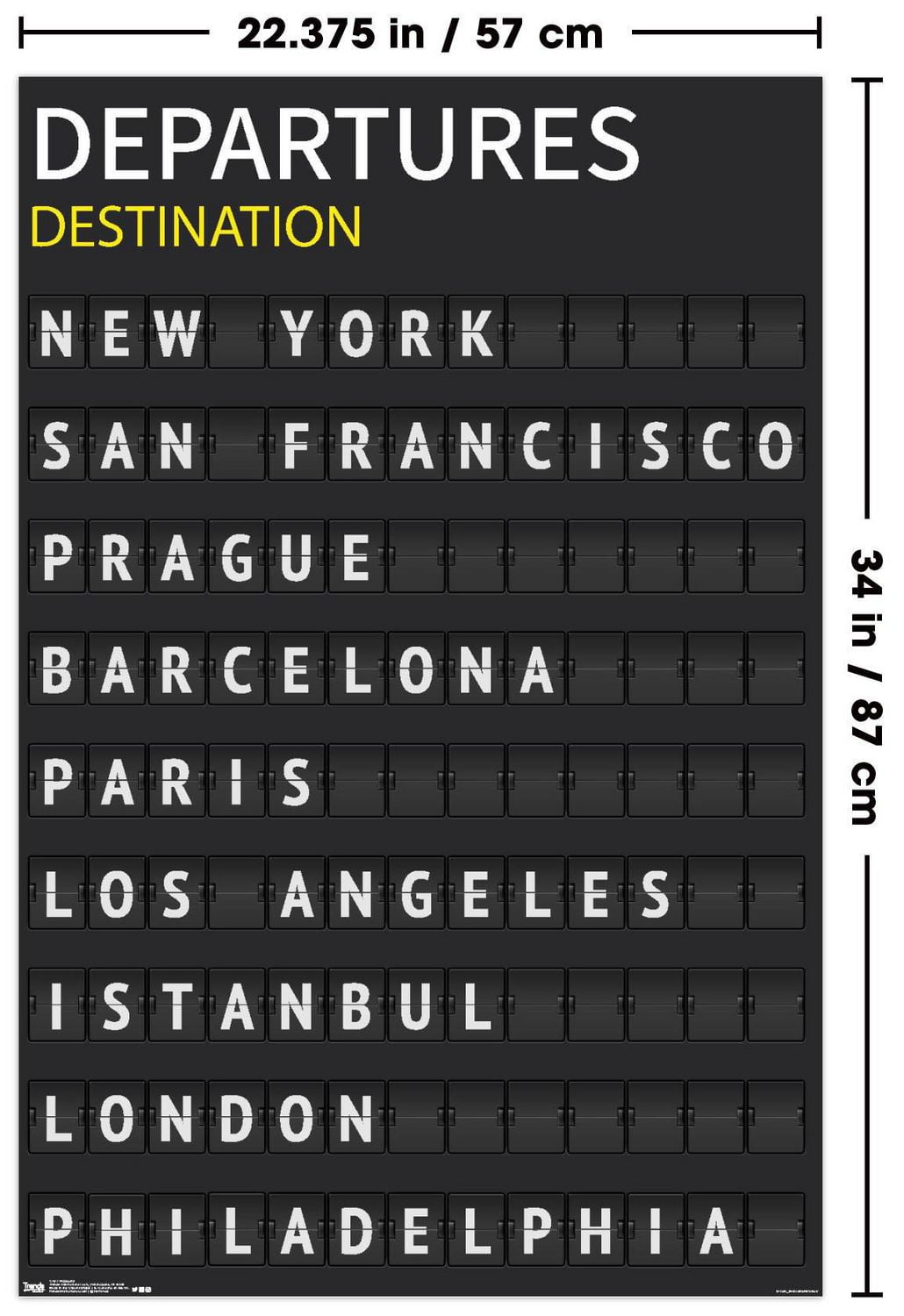 Flipboard - Destination Wall Poster, 22.375" x 34"