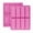 Pink, variant on Silicone Molds for Baking, Usavan 8-Cavity Rectangular Bar Flexible Non-Stick, Reusable Chocolate Truffle Bread Cereal Energy Bar Molds for Oven Microwave Dishwasher