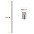 thumbnail image 2 of Unique Bargains 8 Packs 4.5mm x 100mm High Speed Steel (HSS) Round Rod Lathe Bar Stock DIY Tool, 2 of 5
