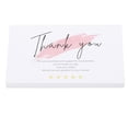 thumbnail image 2 of 150Pcs Thank You Card With Clear Letters, Pretty Designs, 9 X 5.4cm, Premium Coated Paper, Applicable For Wedding, Graduation, Thanksgiving, 2 of 8