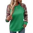 thumbnail image 3 of Sentmoon Manteau de Planche à Neige Grande Taille Chandails pour Femmes Manches Longues Col Rond Manteau d'Hiver pour Femmes Automne et Hiver Extensible et Flexible pour Temps Froid et Neigeux Vert m, 3 of 9
