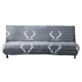 thumbnail image 2 of Futon Sofa Slipcover Elastic Armless Sofa Cover Furniture Protector for Sofa Bed, 2 of 2